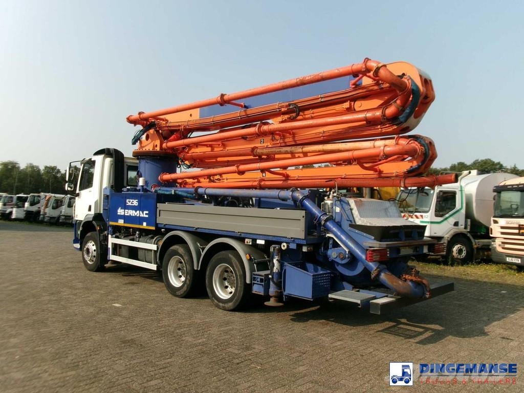 DAF CF 370 6X4 RHD Sermac 5Z36 concrete pump 36 m Kamionske beton pumpe