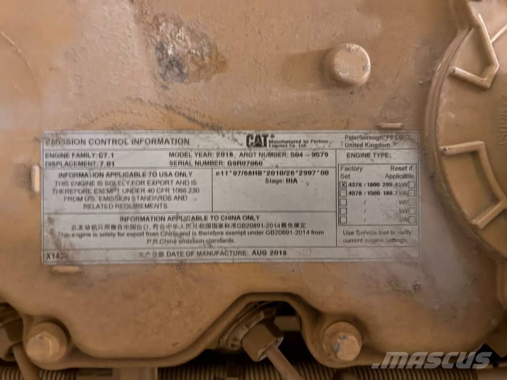 MDS Hydraulic Power Unit CAT C7.1 TIER 3 20'' 2/2 Industriella motorer