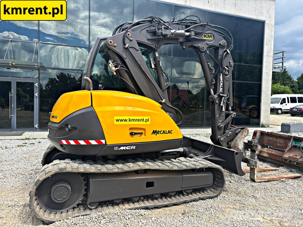 Mecalac 8 MCR MINI-KOPARKA 2012R. | MECALAC 6 MCR, JCB 806 Miniexcavadoras