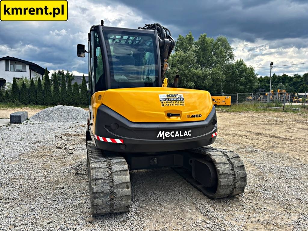 Mecalac 8 MCR MINI-KOPARKA 2012R. | MECALAC 6 MCR, JCB 806 Miniexcavadoras