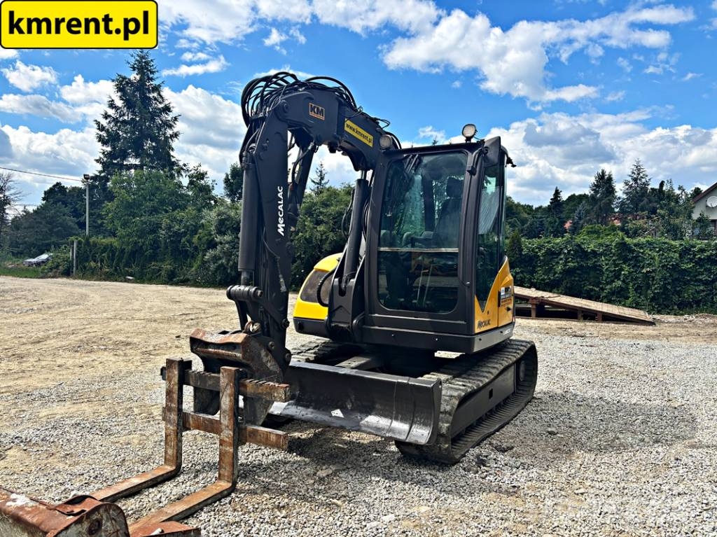Mecalac 8 MCR MINI-KOPARKA 2012R. | MECALAC 6 MCR, JCB 806 Miniexcavadoras