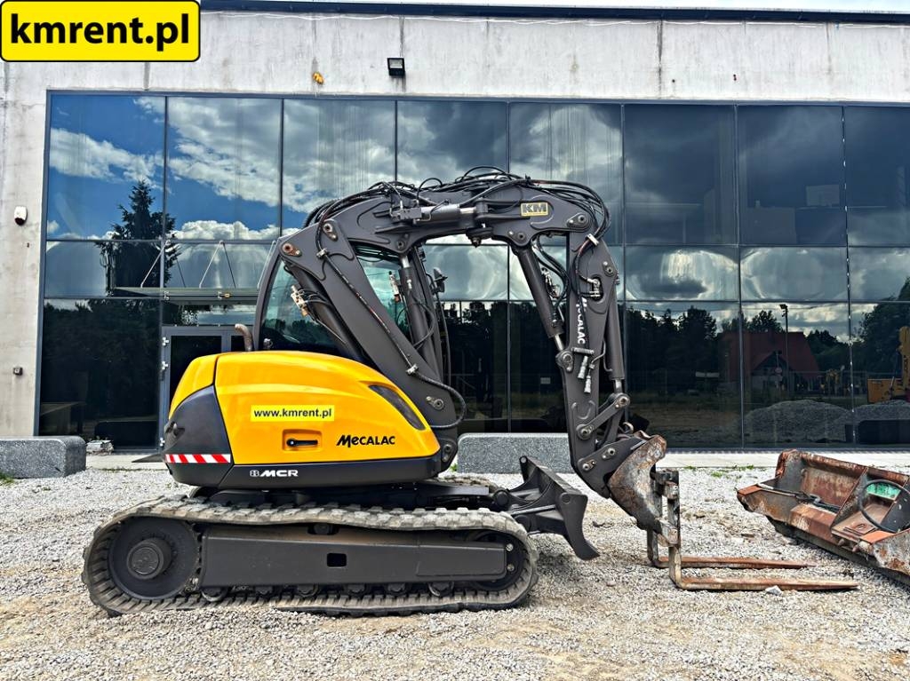 Mecalac 8 MCR MINI-KOPARKA 2012R. | MECALAC 6 MCR, JCB 806 Miniexcavadoras