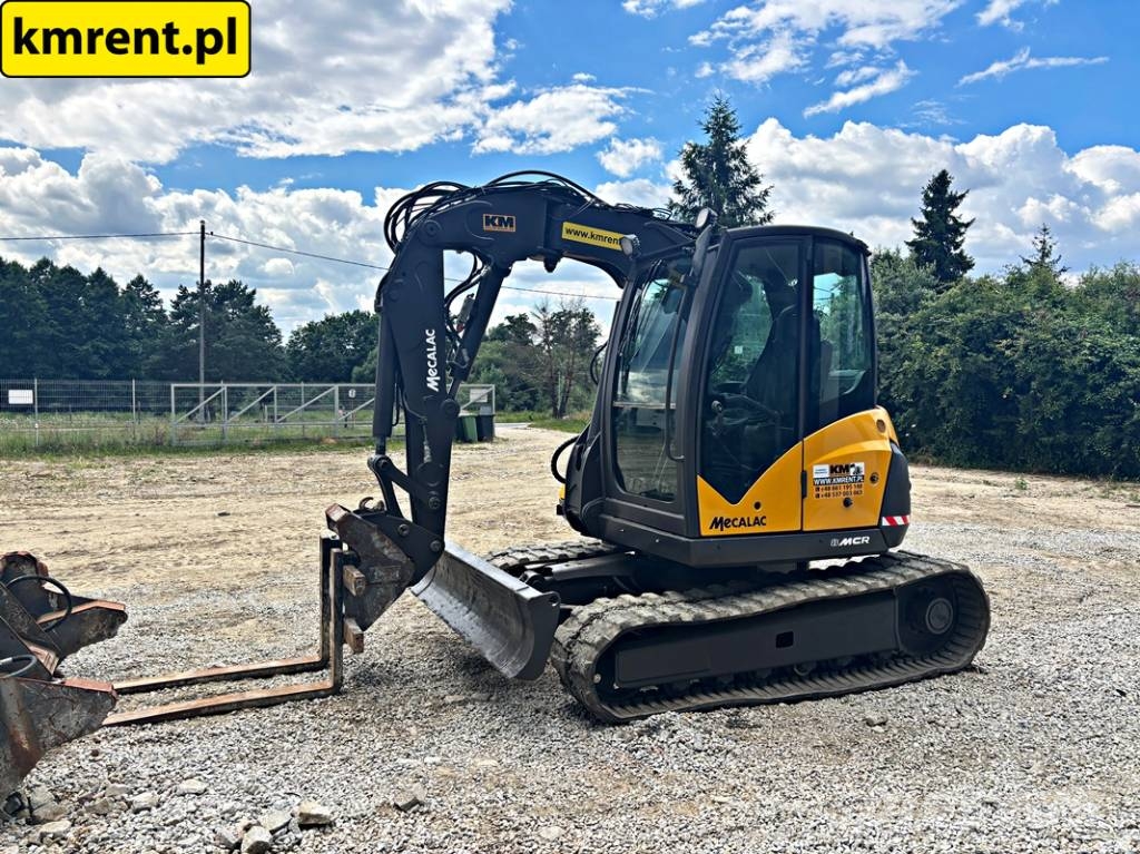 Mecalac 8 MCR MINI-KOPARKA 2012R. | MECALAC 6 MCR, JCB 806 Miniexcavadoras