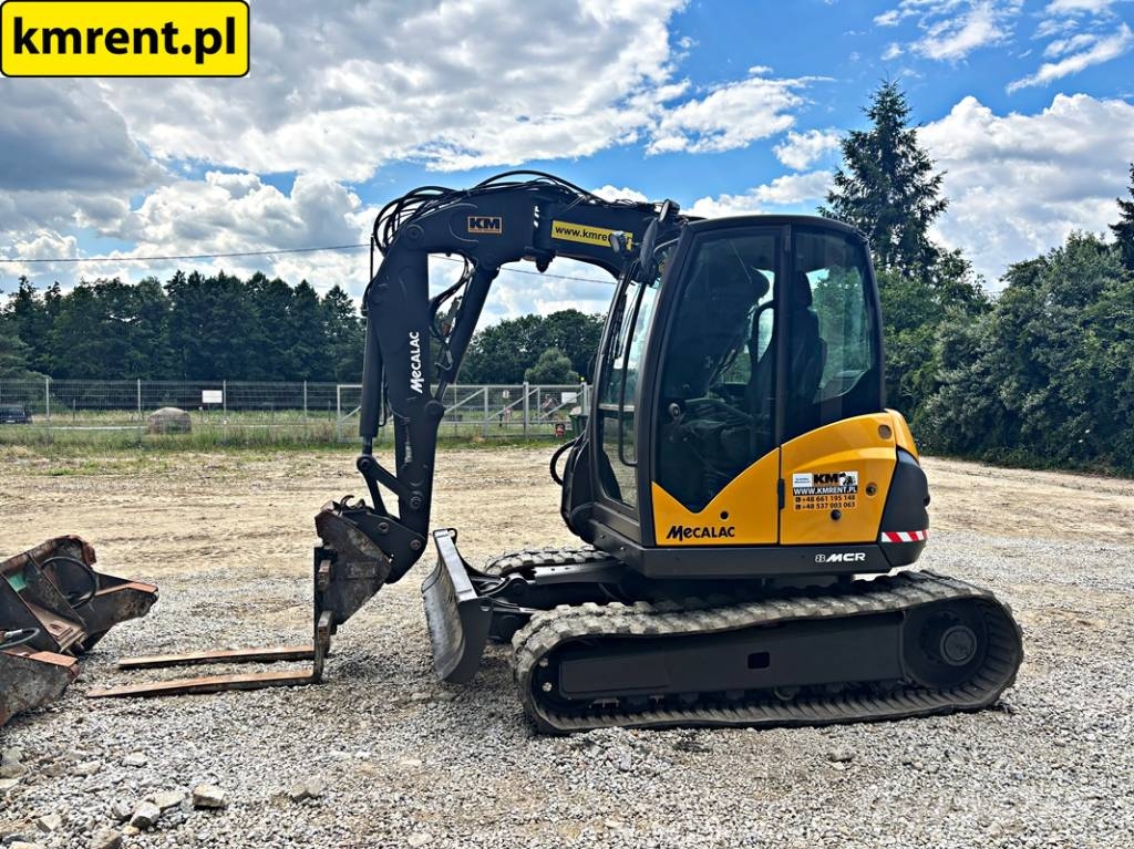 Mecalac 8 MCR MINI-KOPARKA 2012R. | MECALAC 6 MCR, JCB 806 Miniexcavadoras