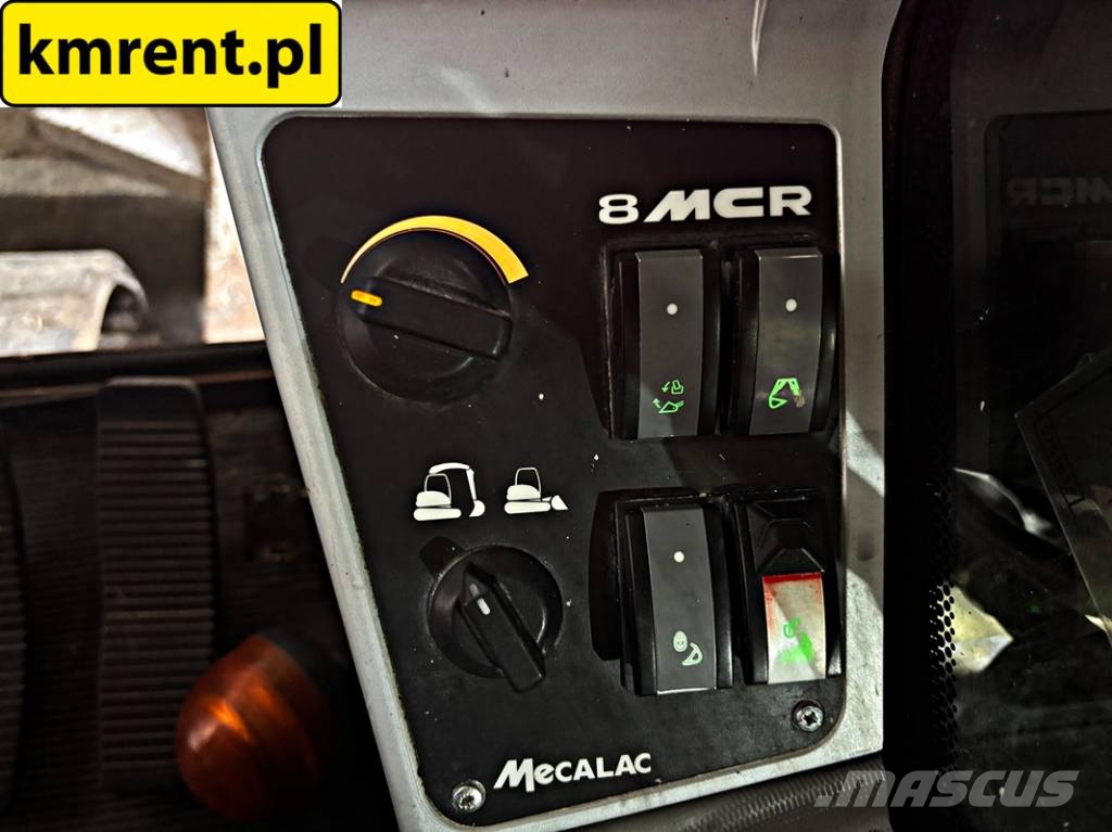 Mecalac 8 MCR MINI-KOPARKA 2012R. | MECALAC 6 MCR, JCB 806 Miniexcavadoras