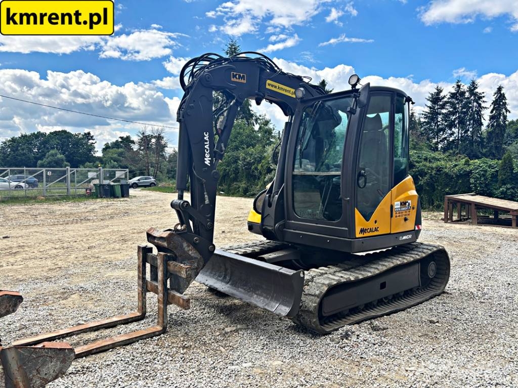 Mecalac 8 MCR MINI-KOPARKA 2012R. | MECALAC 6 MCR, JCB 806 Miniexcavadoras