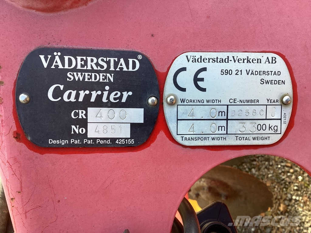Väderstad Carrier 400 Gradas de discos