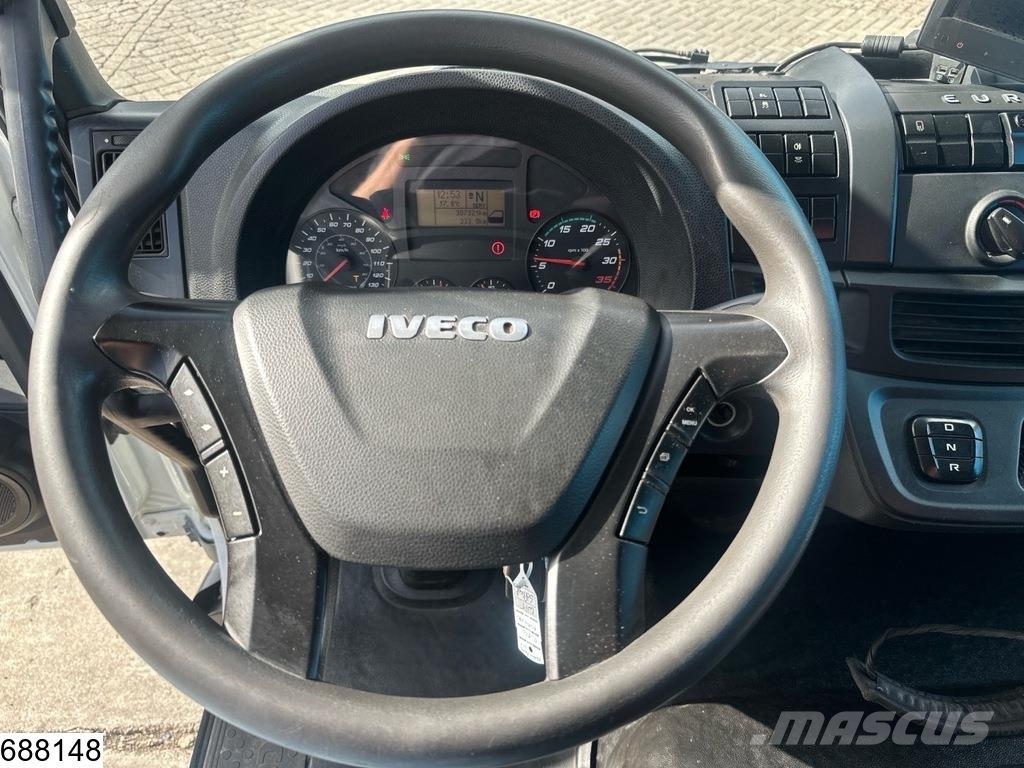 Iveco Eurocargo 160-250 EURO 6, bladvering, Palfinger Platte bakwagens