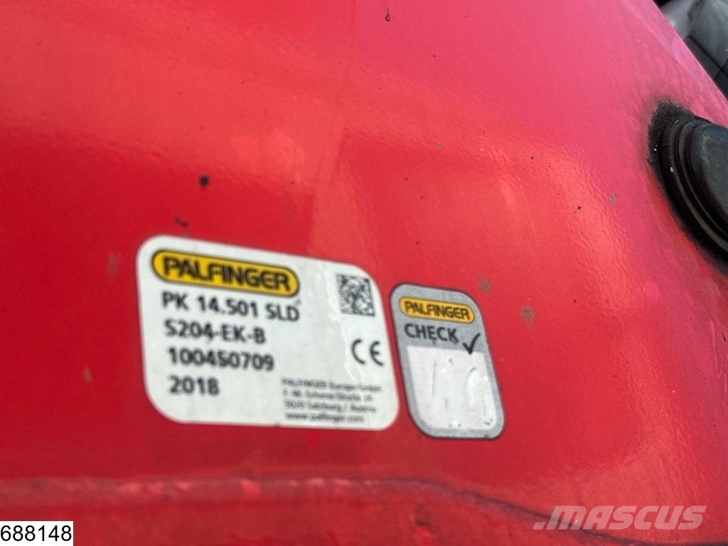 Iveco Eurocargo 160-250 EURO 6, bladvering, Palfinger Platte bakwagens