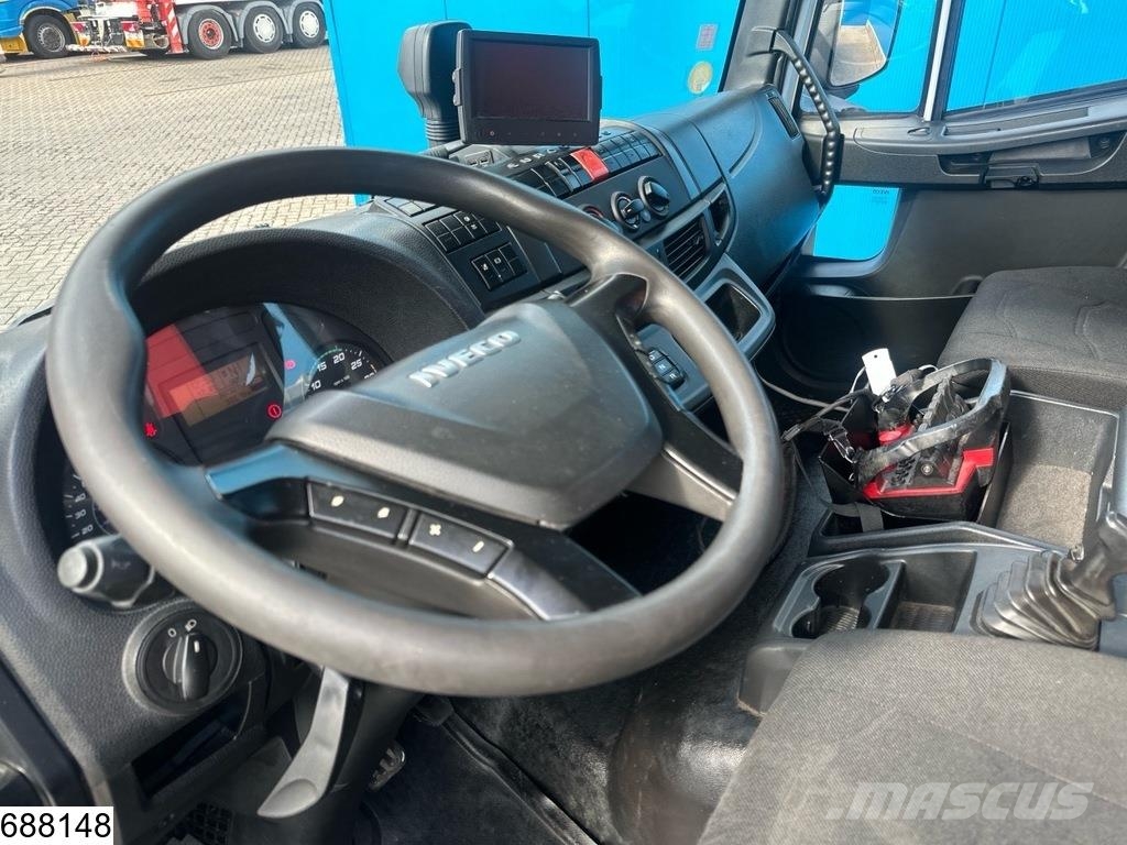 Iveco Eurocargo 160-250 EURO 6, bladvering, Palfinger Platte bakwagens