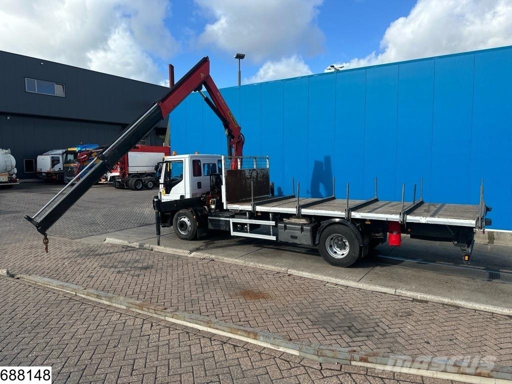 Iveco Eurocargo 160-250 EURO 6, bladvering, Palfinger Platte bakwagens