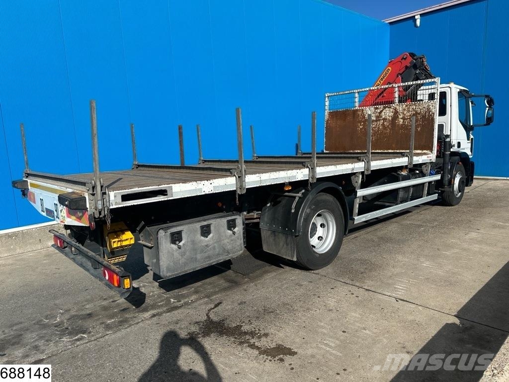 Iveco Eurocargo 160-250 EURO 6, bladvering, Palfinger Platte bakwagens