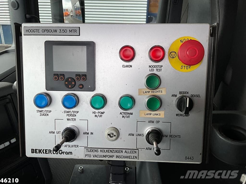 Scania P 320 Euro 6 Bekker LaGram 8m³ kolkenzuiger 콤비/진공 트럭