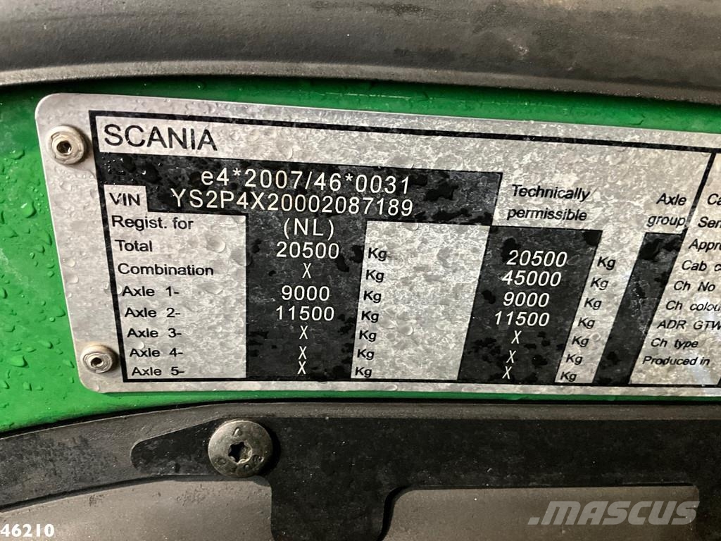 Scania P 320 Euro 6 Bekker LaGram 8m³ kolkenzuiger 콤비/진공 트럭