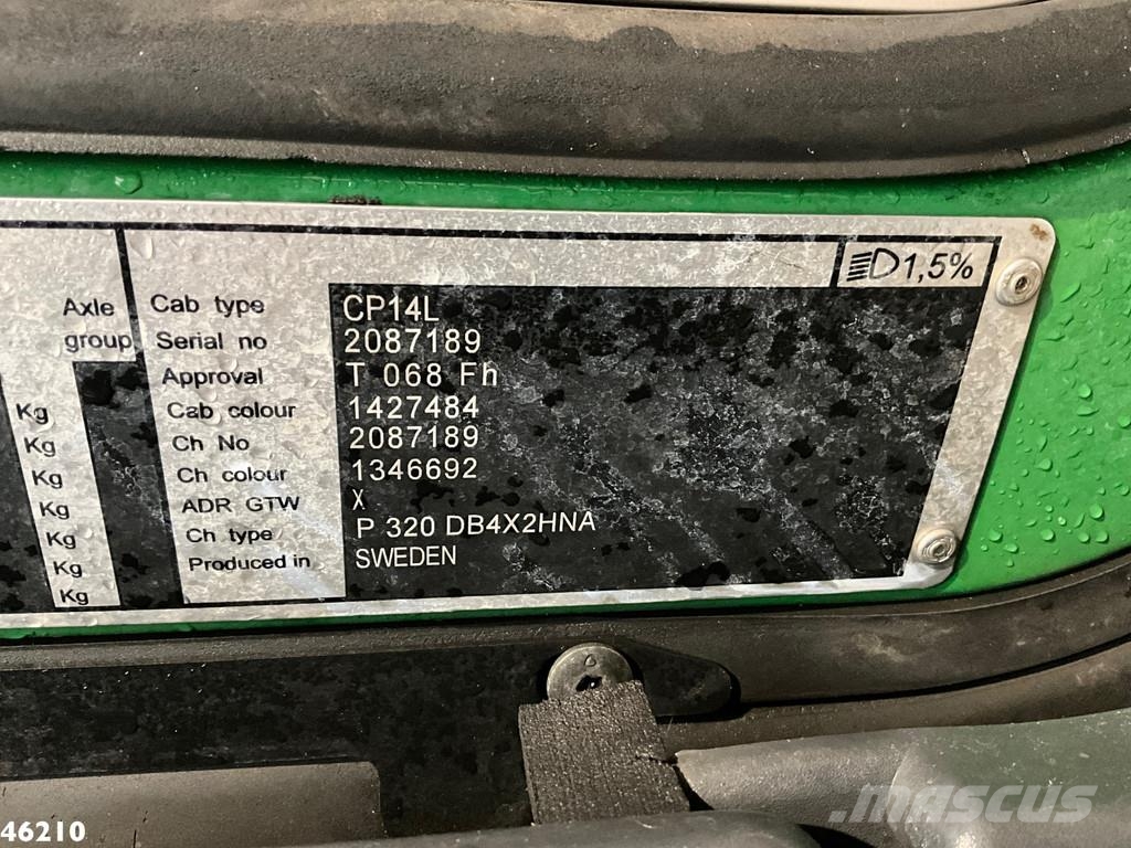 Scania P 320 Euro 6 Bekker LaGram 8m³ kolkenzuiger 콤비/진공 트럭