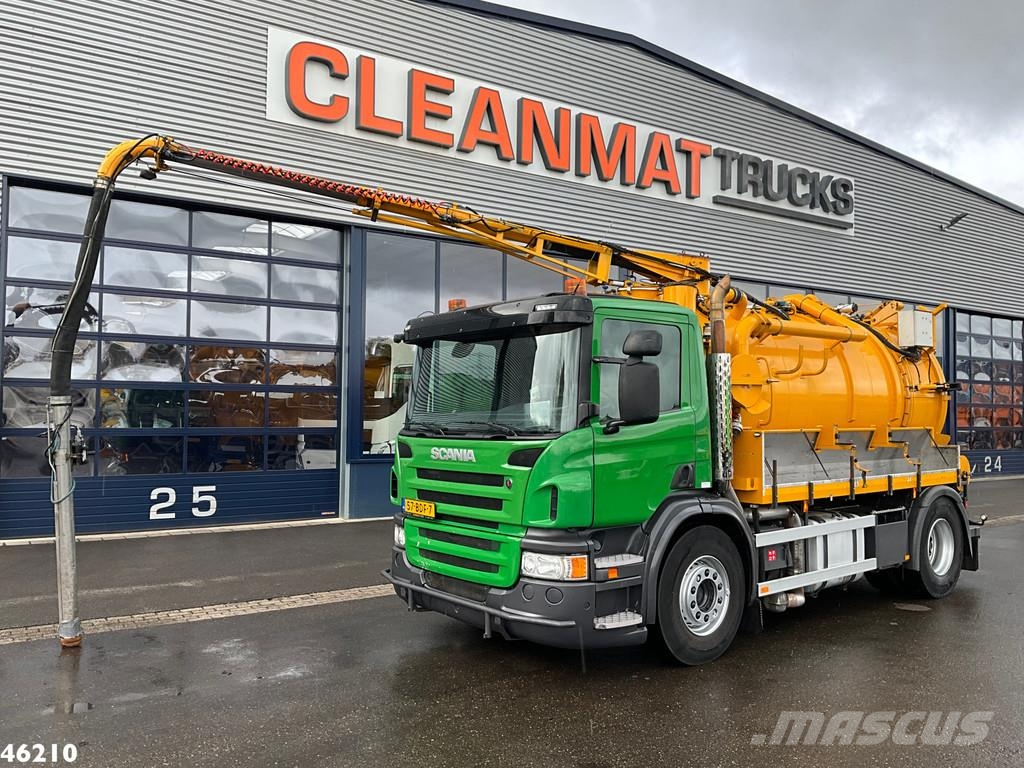 Scania P 320 Euro 6 Bekker LaGram 8m³ kolkenzuiger 콤비/진공 트럭