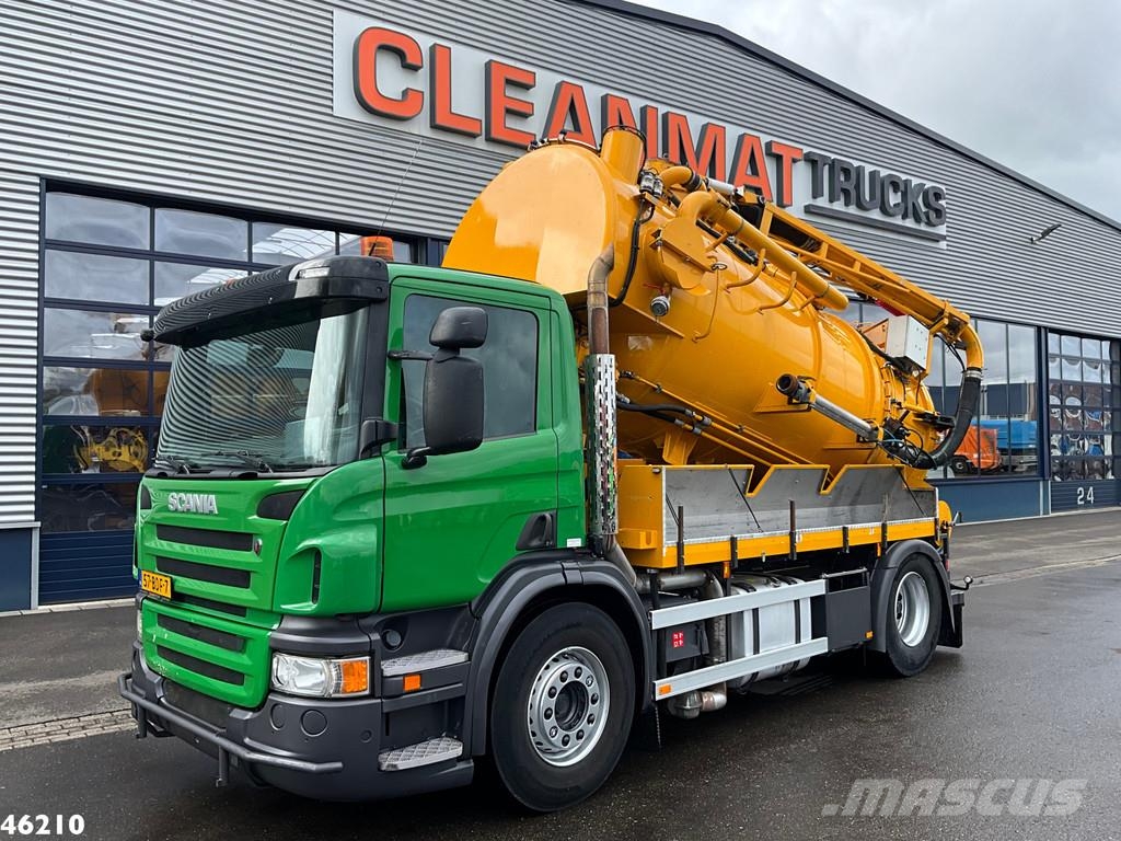 Scania P 320 Euro 6 Bekker LaGram 8m³ kolkenzuiger 콤비/진공 트럭