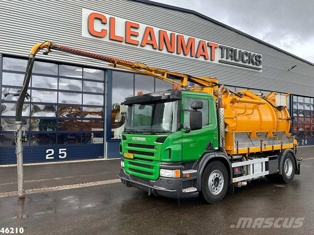 Scania P 320 Euro 6 Bekker LaGram 8m³ kolkenzuiger Camiões Aspiradores Combi