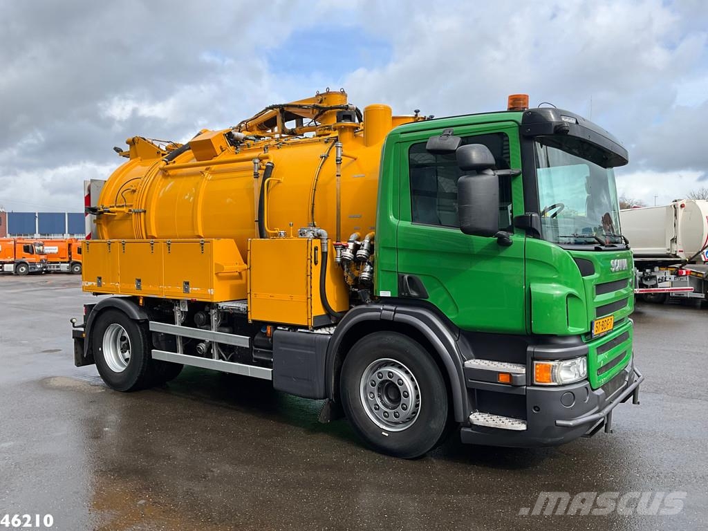 Scania P 320 Euro 6 Bekker LaGram 8m³ kolkenzuiger 콤비/진공 트럭