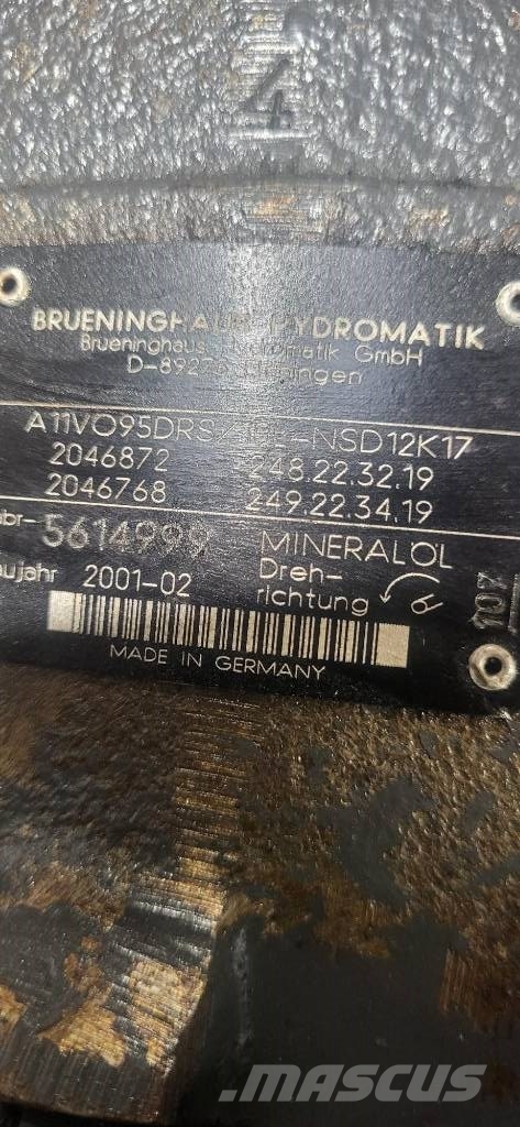 Silvatec Sleipner HYD PUMP- A11VO95DRS Hydraulique