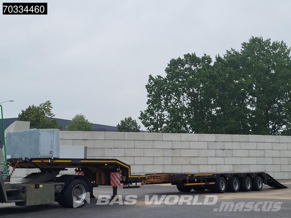 Nooteboom MC0-58-04V APK 11/26 Extendable Hydr. Steered Ramp نصف مقطورة مسطحة منخفضة