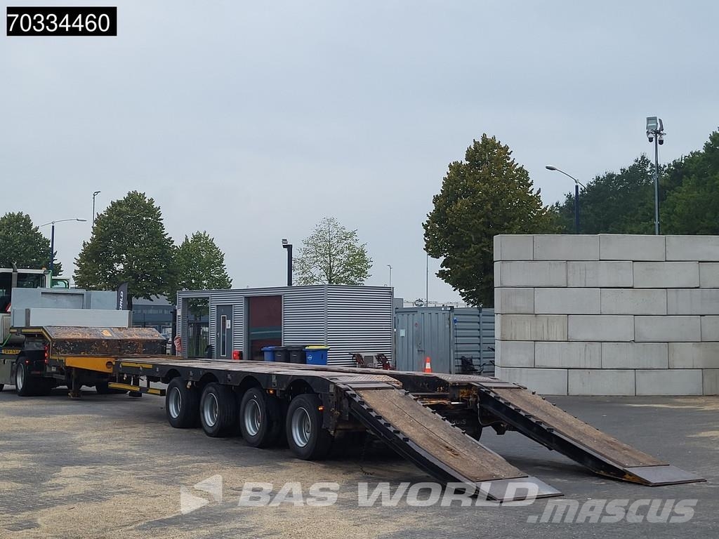 Nooteboom MC0-58-04V APK 11/26 Extendable Hydr. Steered Ramp نصف مقطورة مسطحة منخفضة