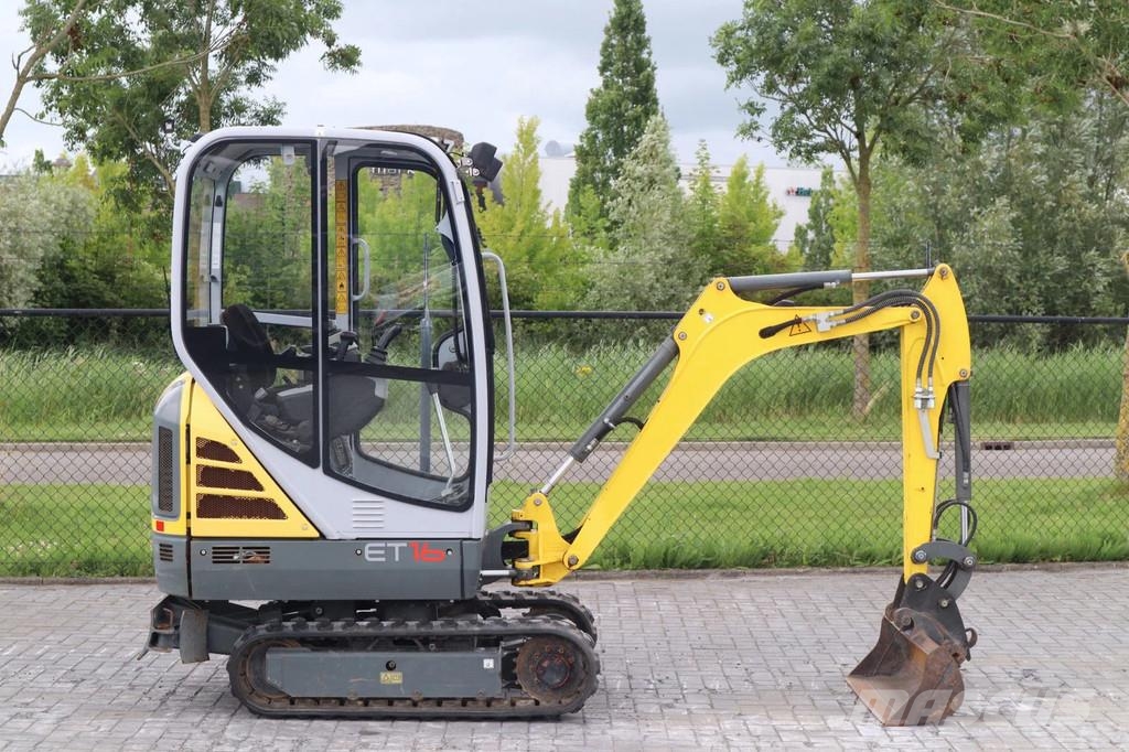 Wacker Neuson ET16 | DUTCH LOW HOURS | 3 BUCKETS | HYDR. QC Minigraafmachines < 7t