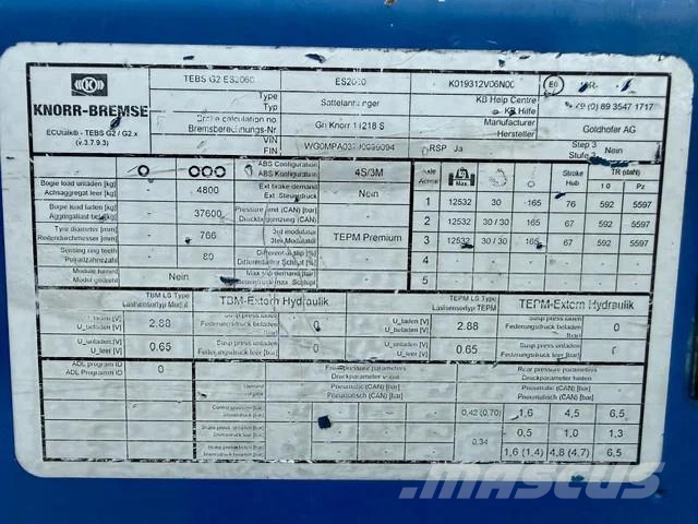Goldhofer MPA 3 /3 x Achse PBW Gelenkt/Mit Funk/Verlängerbar Nizko noseče polprikolice