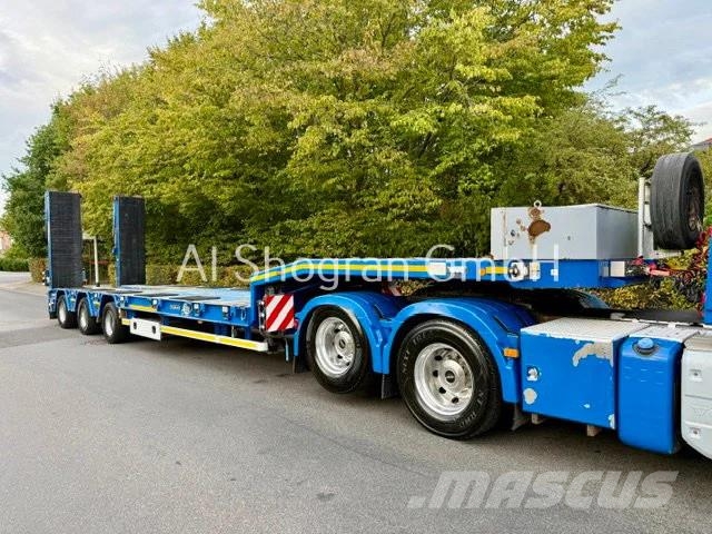 Goldhofer MPA 3 /3 x Achse PBW Gelenkt/Mit Funk/Verlängerbar Low loader yari çekiciler