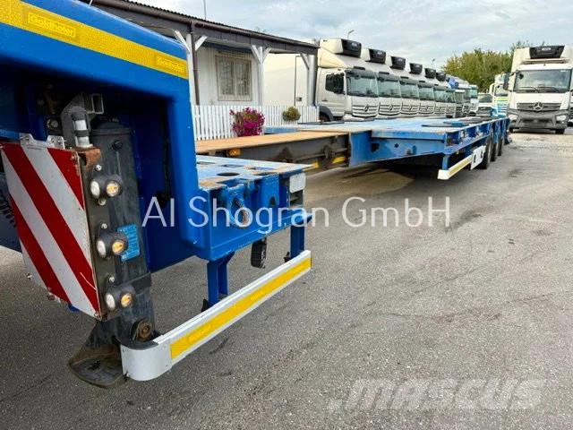 Goldhofer MPA 3 /3 x Achse PBW Gelenkt/Mit Funk/Verlängerbar Low loader yari çekiciler