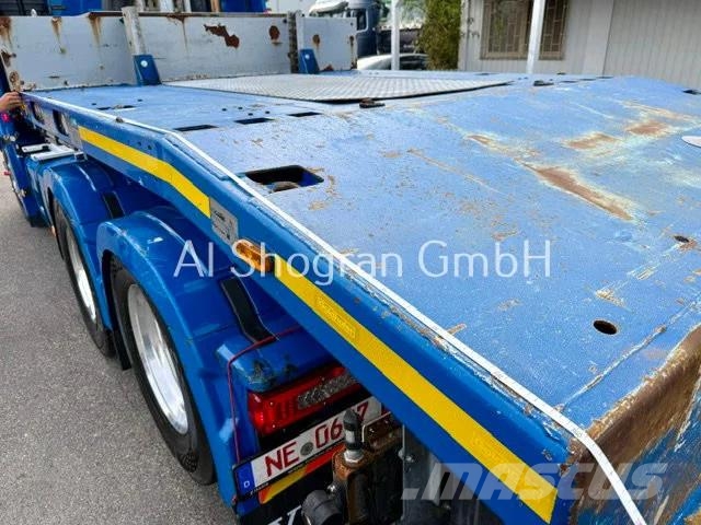Goldhofer MPA 3 /3 x Achse PBW Gelenkt/Mit Funk/Verlängerbar Low loader yari çekiciler