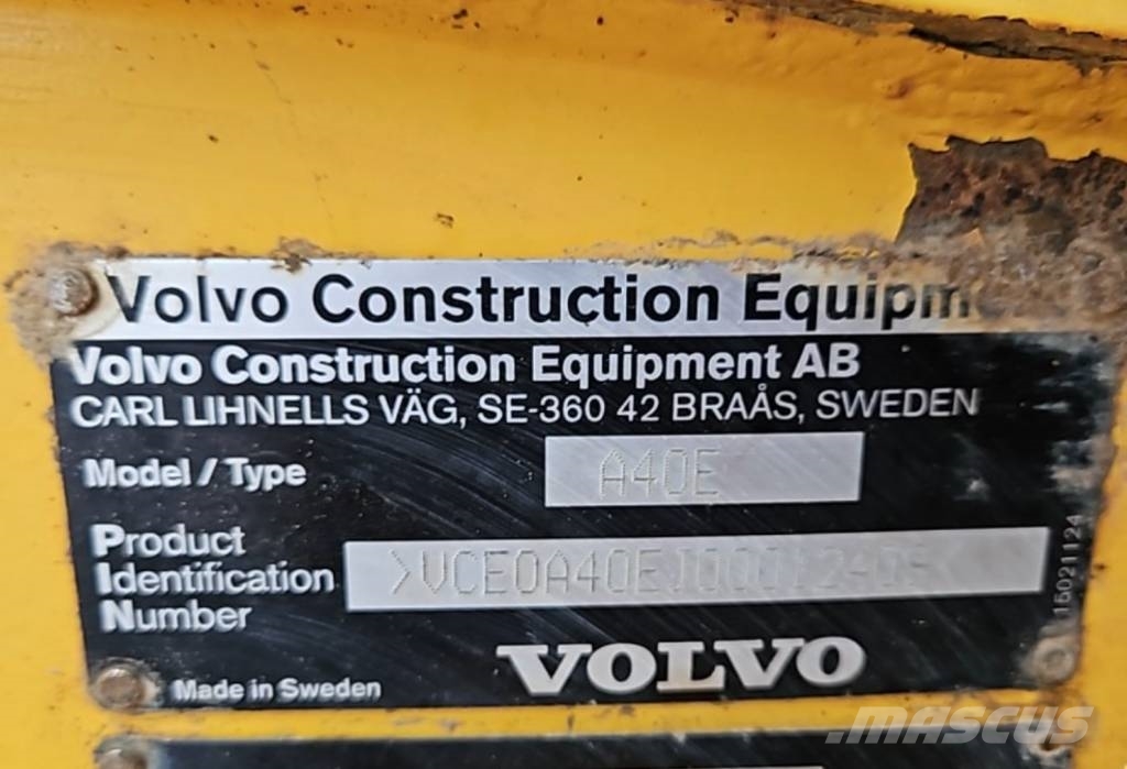 Volvo A 40 E Articulated Haulers