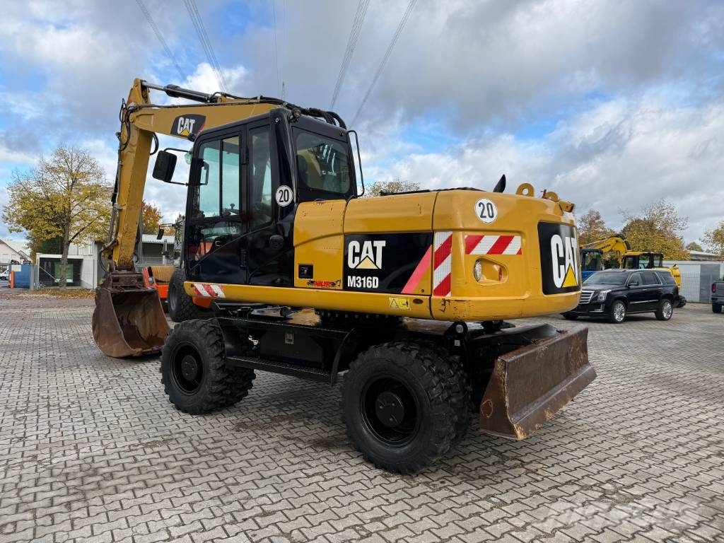 CAT M 316 D OQ70/55 SW Klima Excavadoras de ruedas