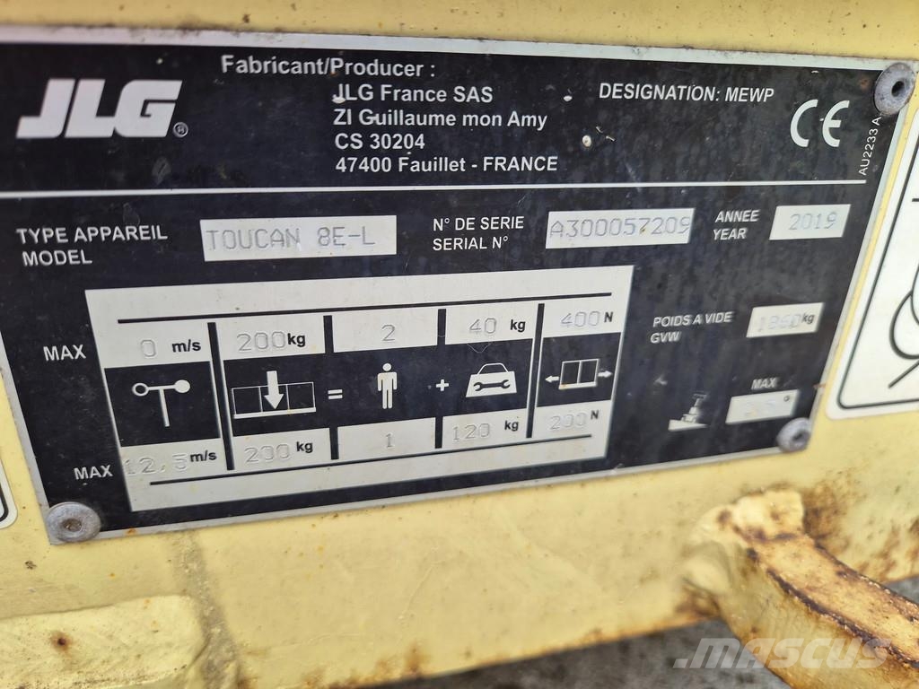JLG Toucan 8E-L Andere Arbeitsbühnen