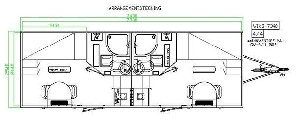 Vezeko Wiks 7340 Boligbrakke Other trailers