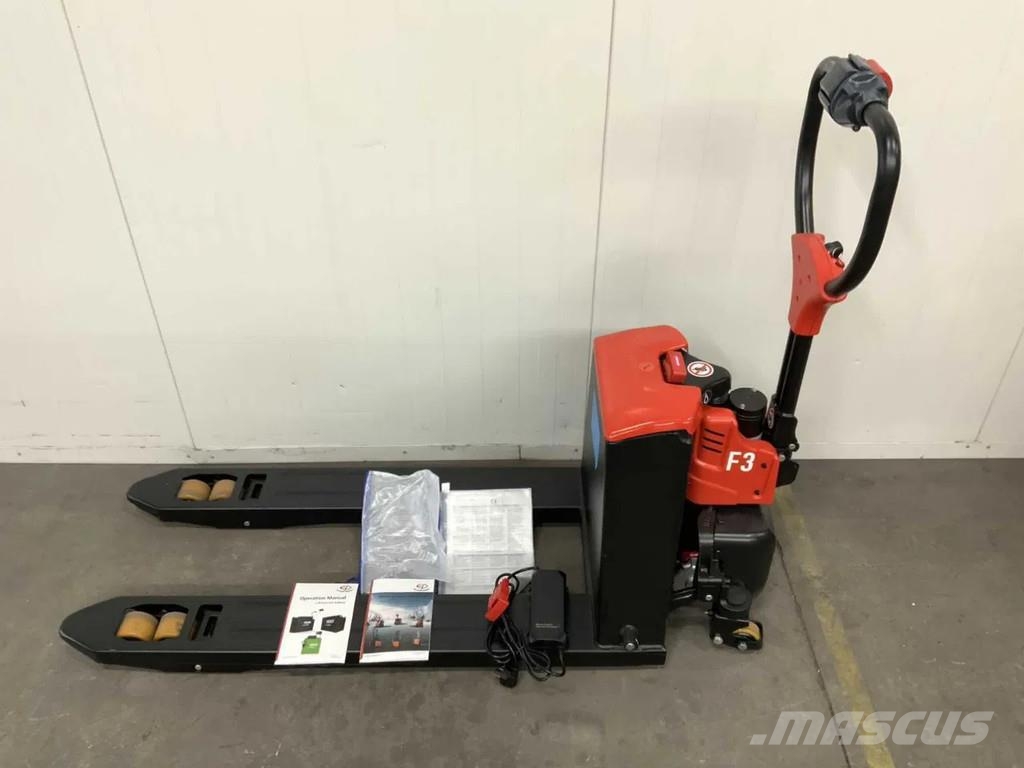 EP F3 Elektrische palletwagen + zwenkwielen lithiumba Niedergabelstapler
