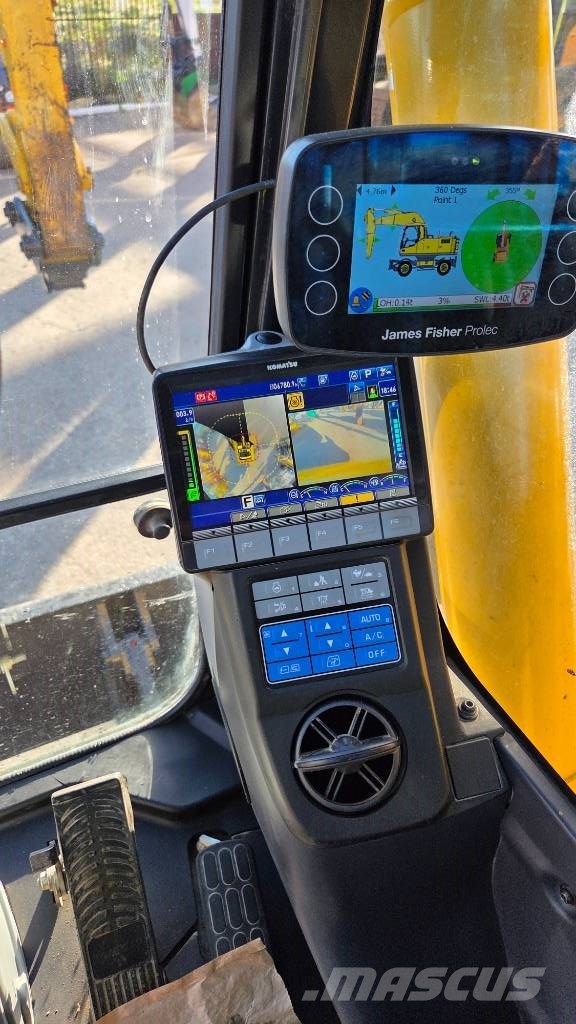 Komatsu PW 160-11 حفارات بعجل