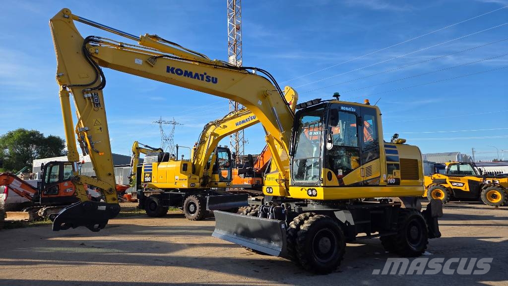 Komatsu PW 160-11 حفارات بعجل