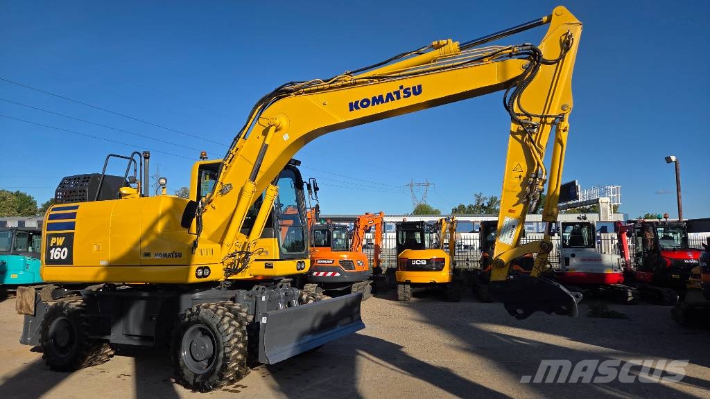 Komatsu PW 160-11 حفارات بعجل