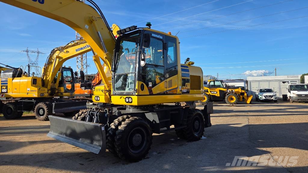 Komatsu PW 160-11 حفارات بعجل
