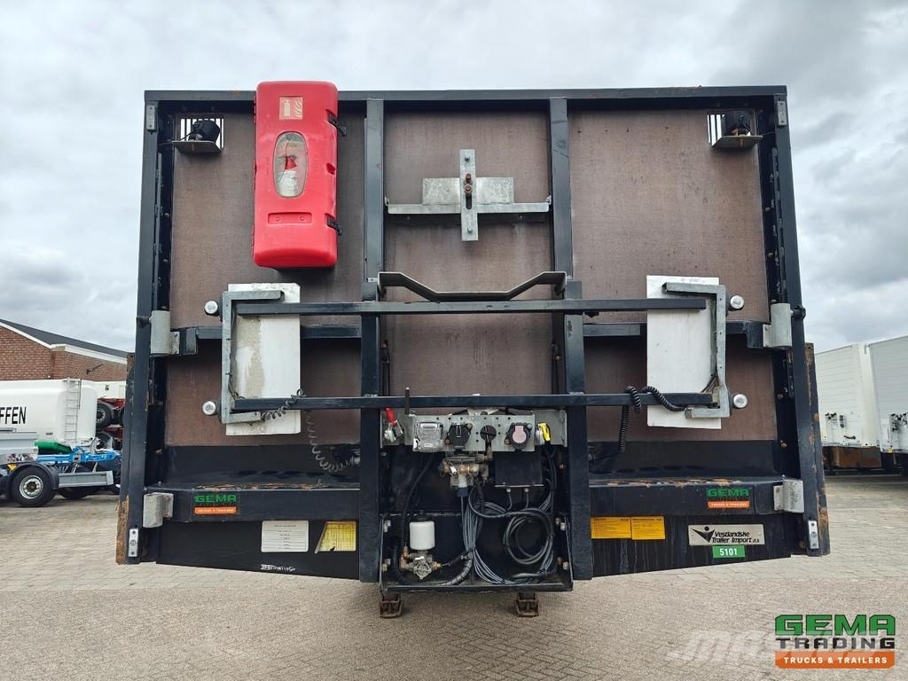 HRD STTB3N Semi-Low Loader - Aluminium Sideboards - St نصف مقطورة مسطحة منخفضة
