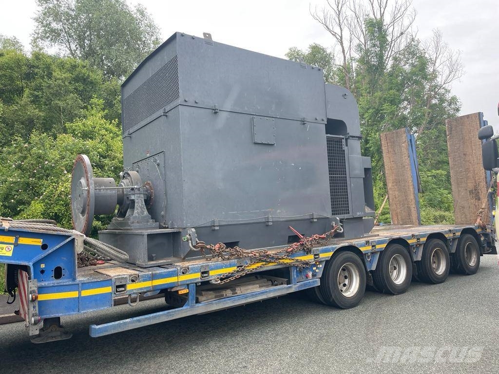  Brush 3100kW Motor 石料回收设备