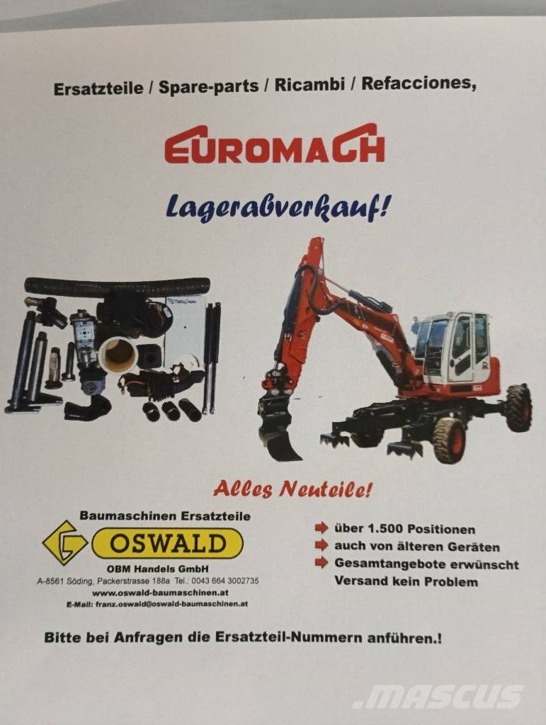 Euromach EM 5000 EM 6500EM 9000 R 65 R 85 Hydraulik