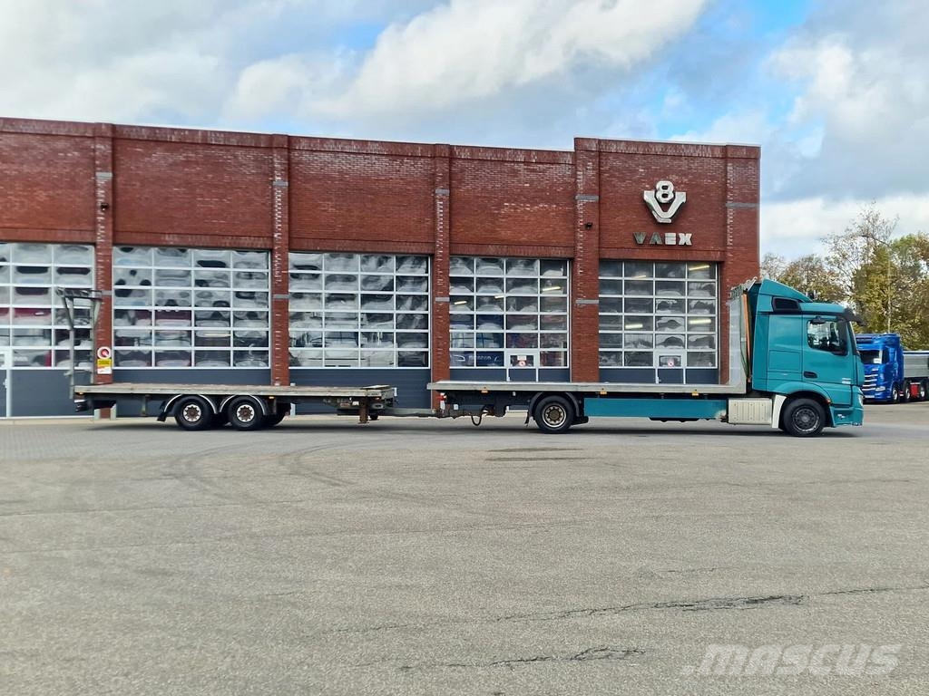 Mercedes-Benz Actros 1836 Streamspace 4x2 + Kelberg trailer 2014 Platte bakwagens