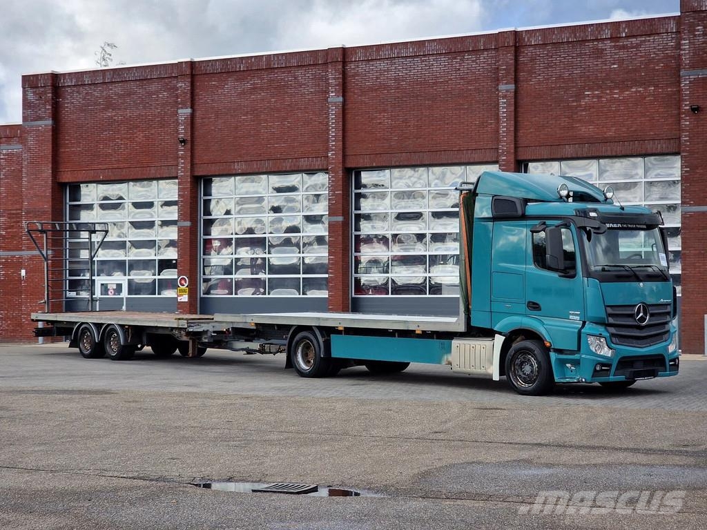 Mercedes-Benz Actros 1836 Streamspace 4x2 + Kelberg trailer 2014 Platte bakwagens