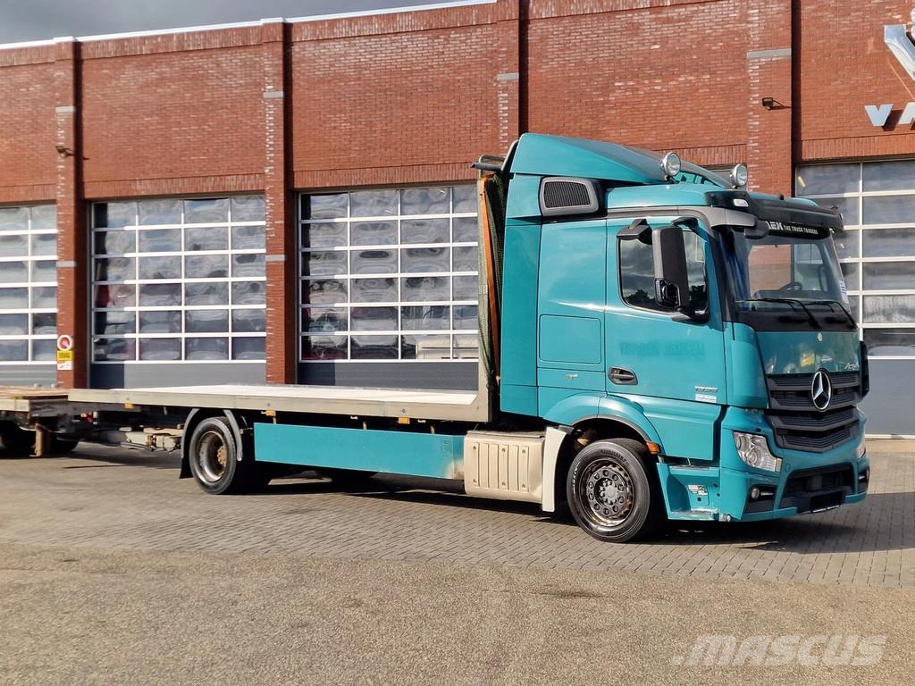 Mercedes-Benz Actros 1836 Streamspace 4x2 + Kelberg trailer 2014 Platte bakwagens