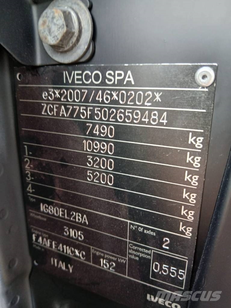 Iveco Eurocargo 75-210 Bañeras basculantes usadas