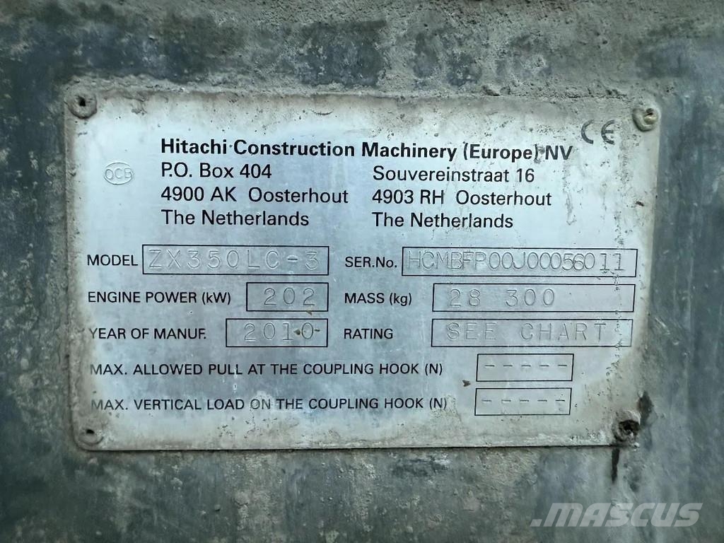 Hitachi ZX350LC-3 HYDRAULIC CAB RISER, AIRCO, AUXILIARY HY Raupenbagger