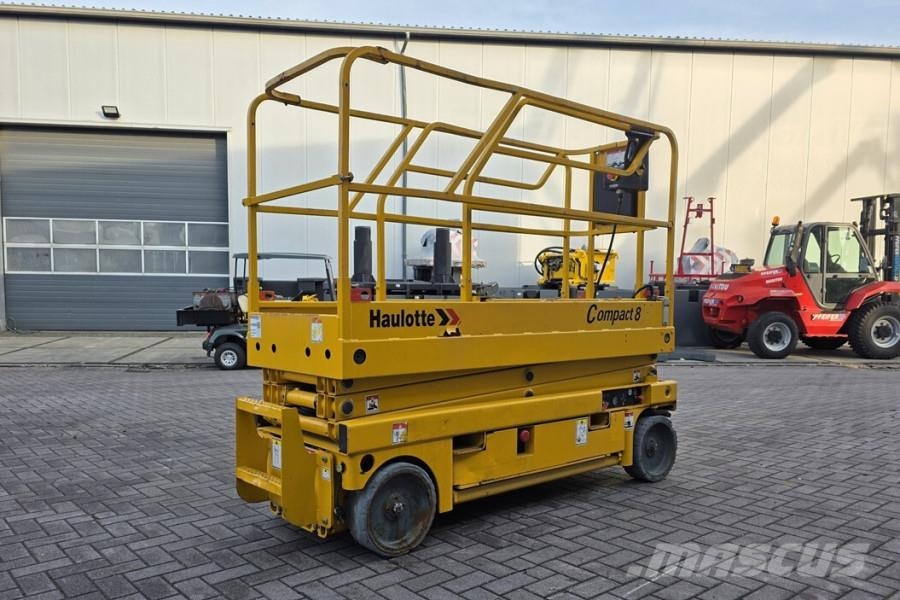 Haulotte Compact 8 Electric, 8.2m Working Height, 350kg Cap Plataformas tijera