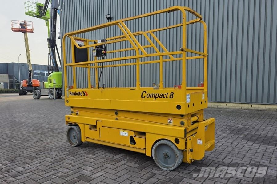 Haulotte Compact 8 Electric, 8.2m Working Height, 350kg Cap Plataformas tijera